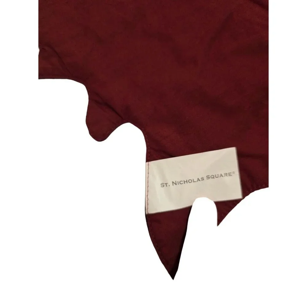 St. Nicholas Square Poinsettia Table Runner 13